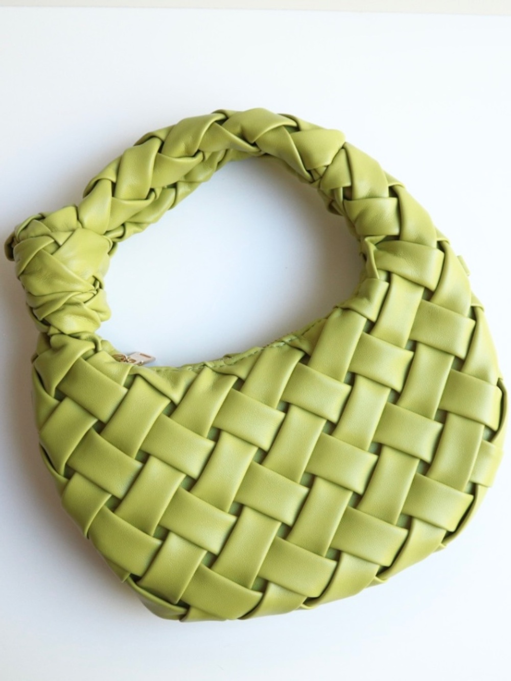 Urban Expressions Lime Green Woven Purse